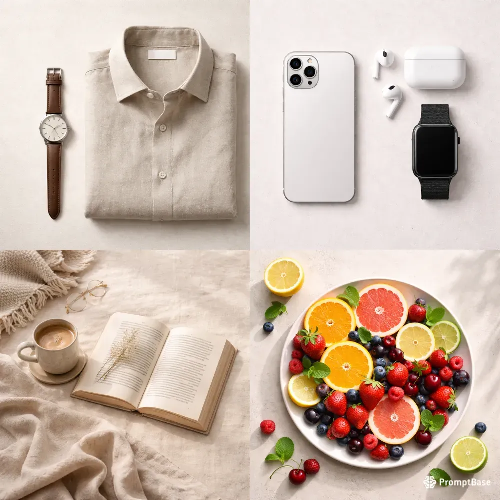 Minimalist Flat Lay Aesthetic Collections