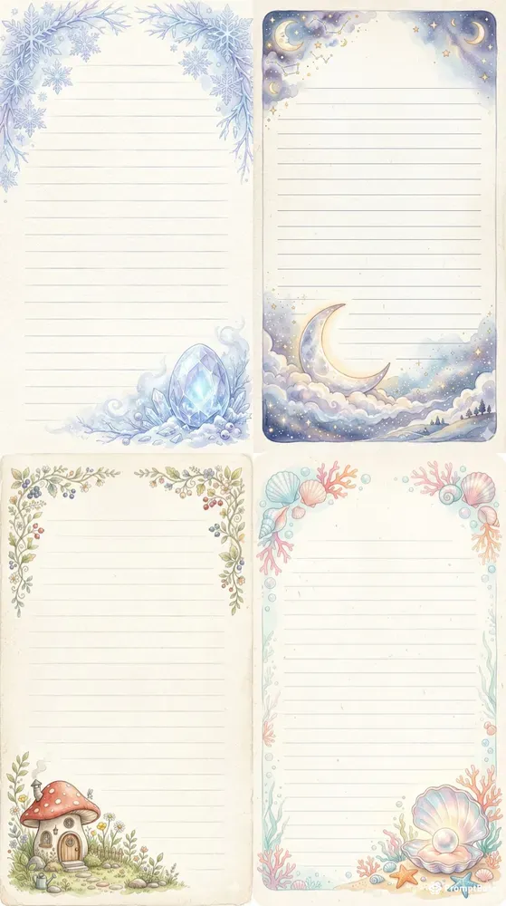 Aesthetic Notebook Paper Generator