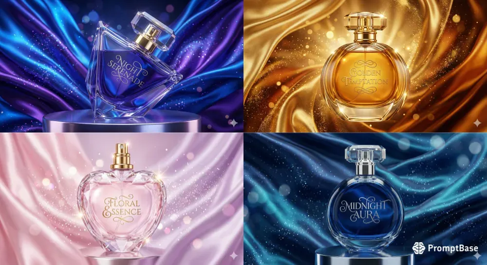 Luxury Perfume 3D Renders