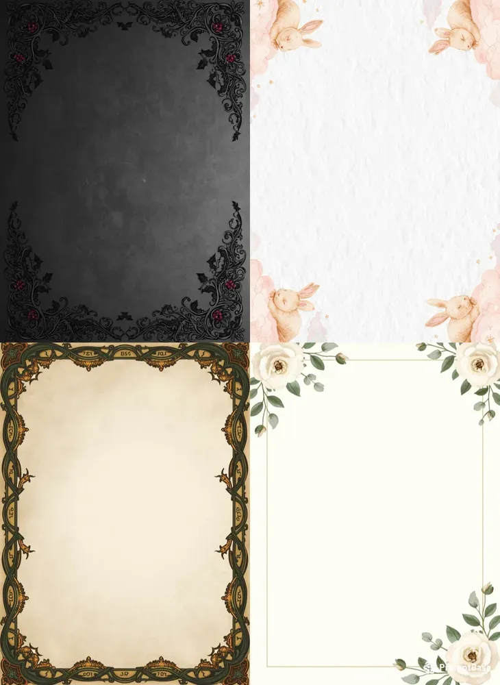 Themed Blank Scroll Invites