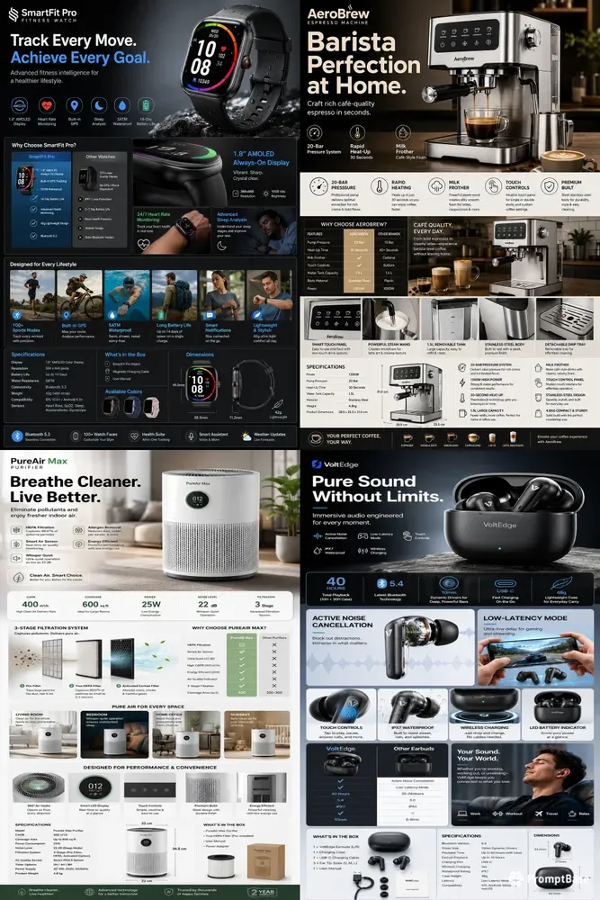 Amazon A+ Infographic Posters