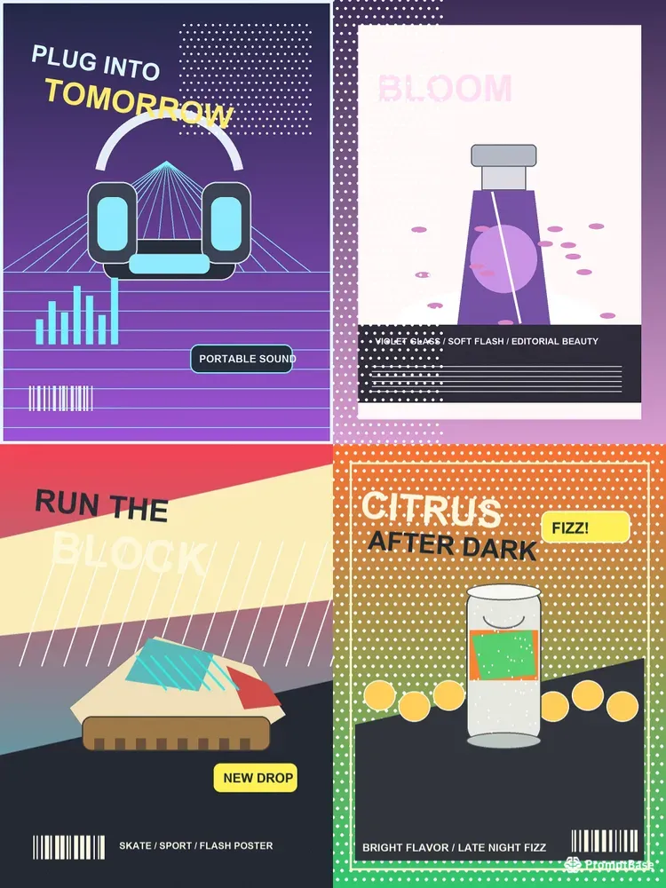 90s Product Ad Poster Generator