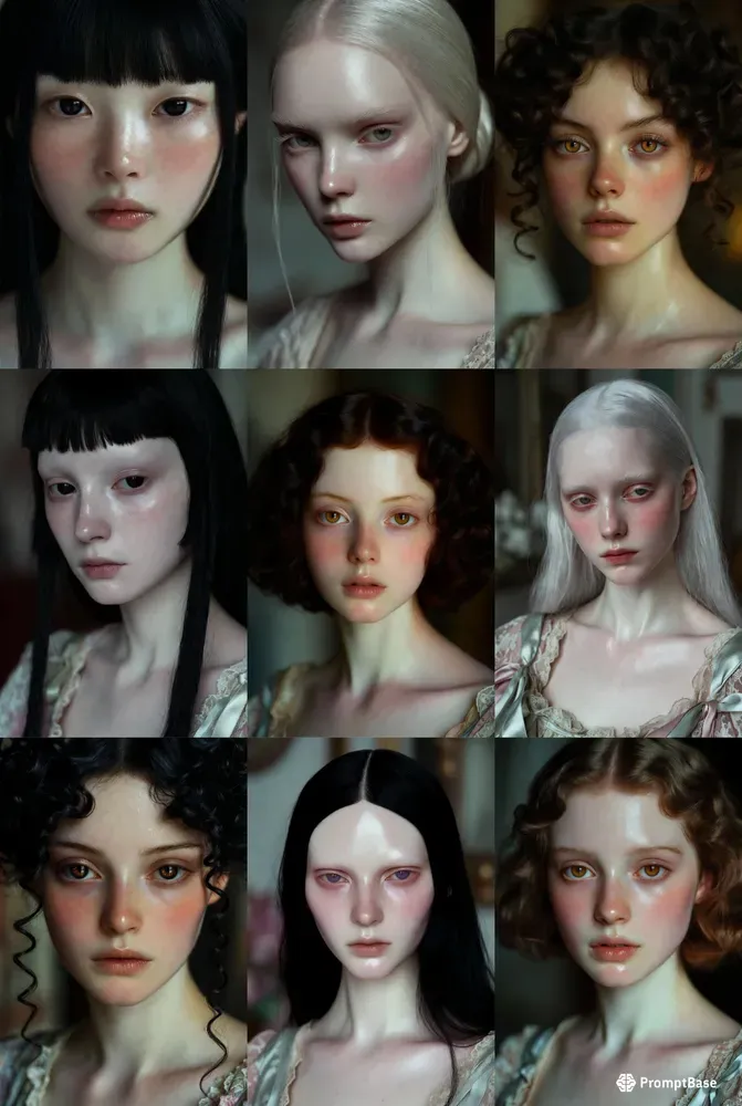 Porcelain Skin Portraits