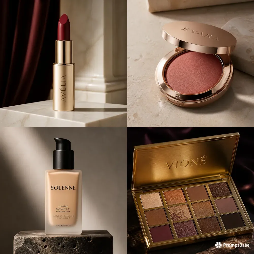 Luxury Makeup Product Photography