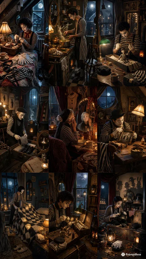 Moonlit Mime Rooms