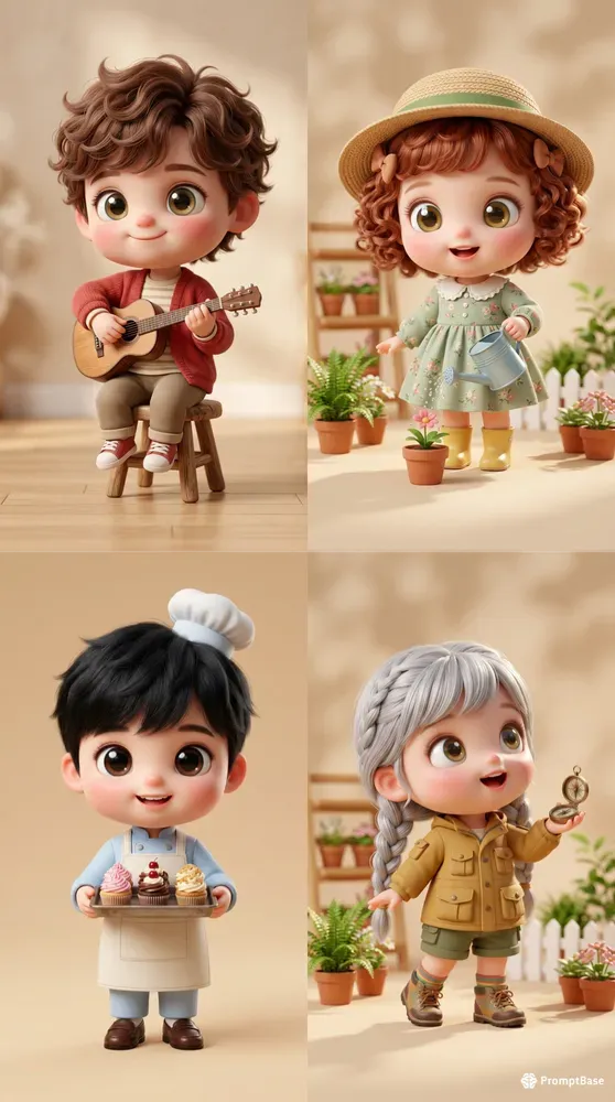 Ultracute 3D Chibi Character Collections