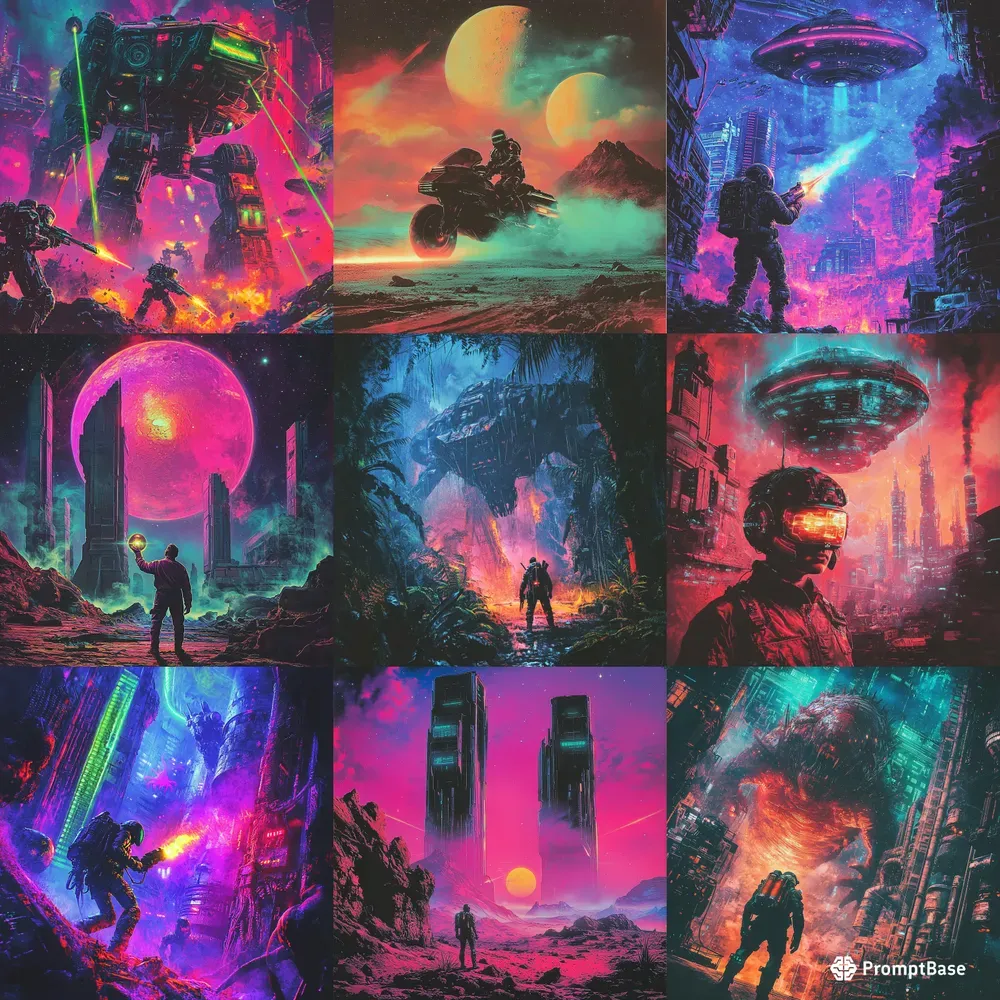 80s Scifi Movie Posters