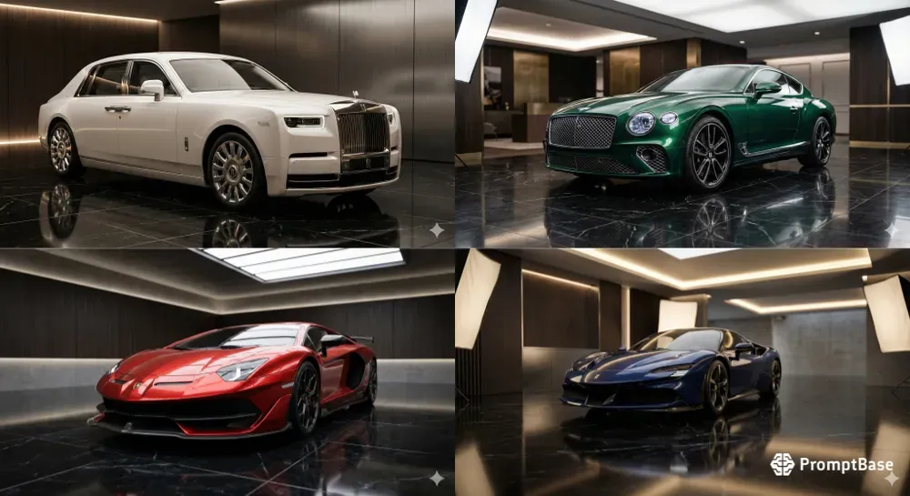 Cinematic Ultrarealistic Luxury Cars