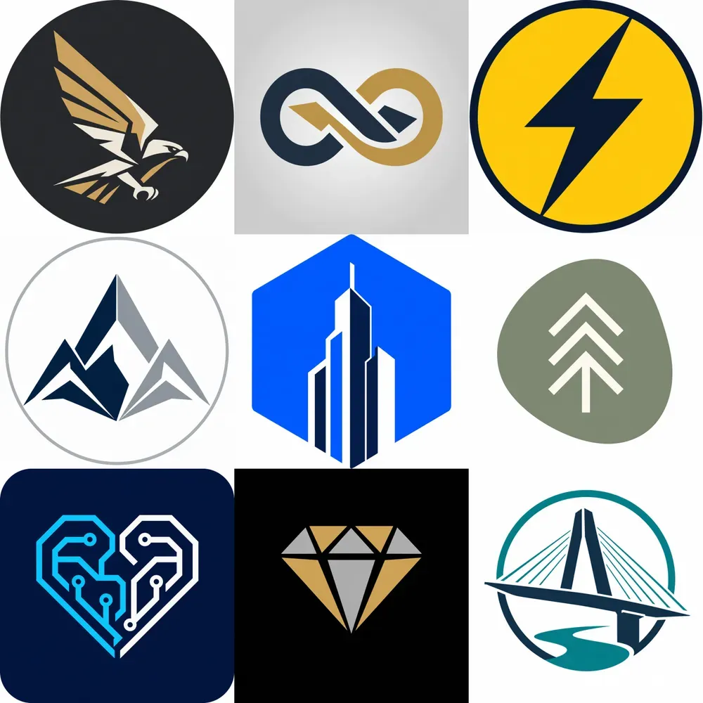 Ultraminimalist Emblem Logos