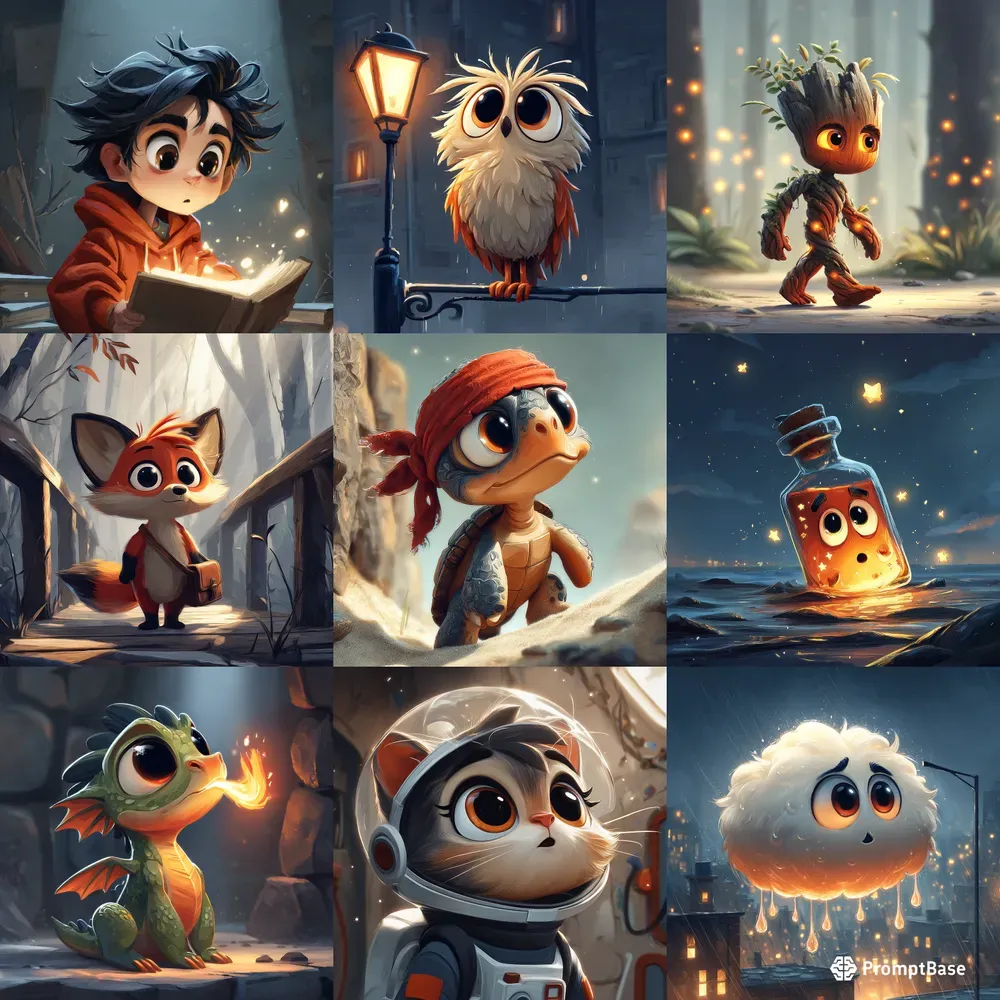 Filmstyle Storybook Illustrations