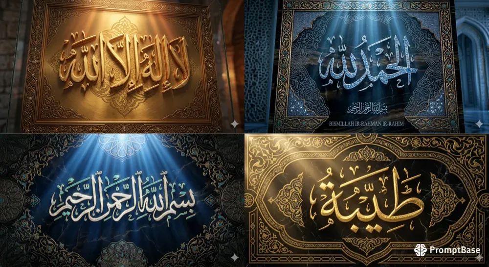 Arabic Calligraphy Creates