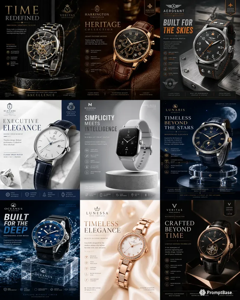 Luxury Watch Ad Creators