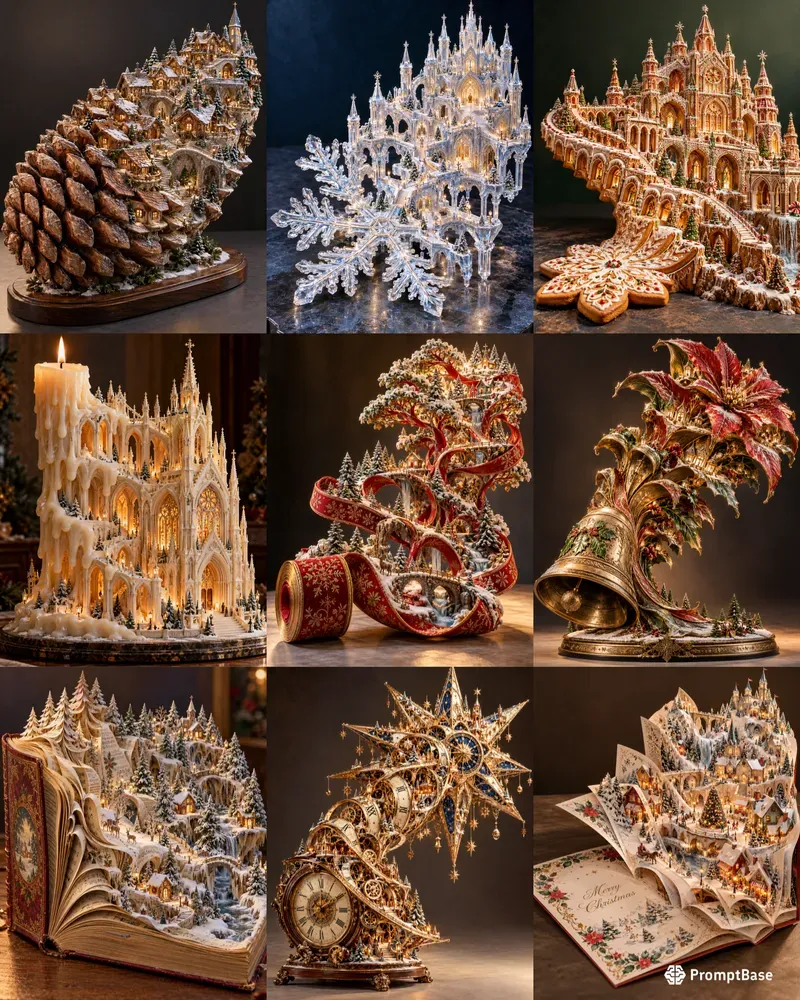 Christmas Metamorphosis Art