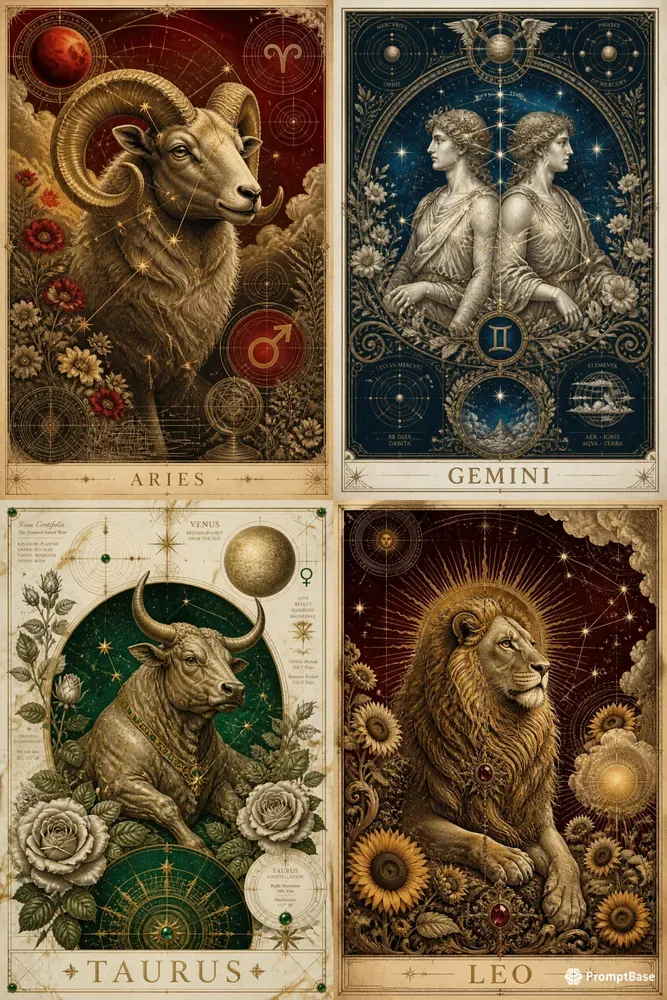 Luxury Zodiac Art Generator