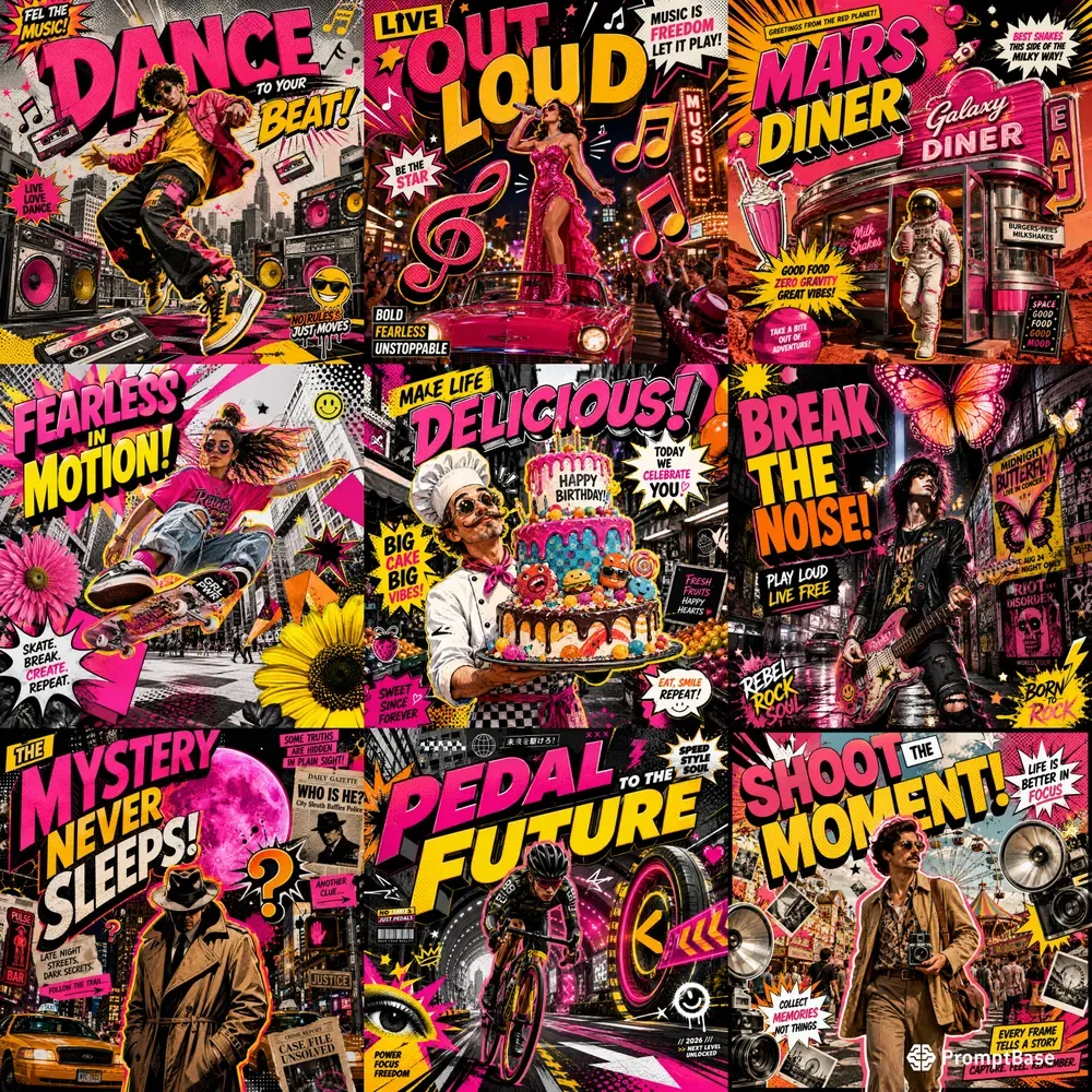 Bold Popart Street Stories