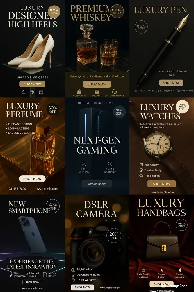 Luxury Singleproduct Promotional Flyers