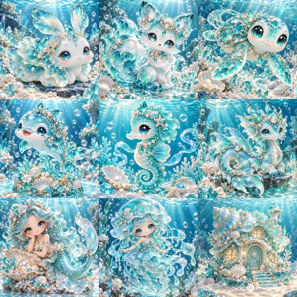 Kawaii Aquamarine Collections
