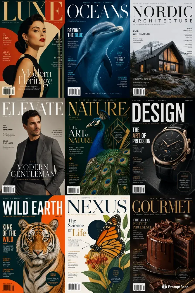 Premium Magazine Cover Generator