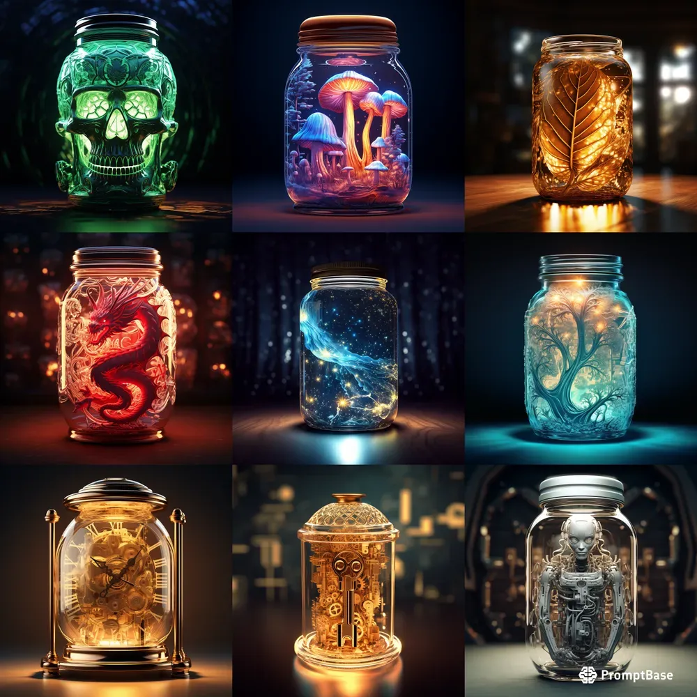 Beauties In The Mason Jars