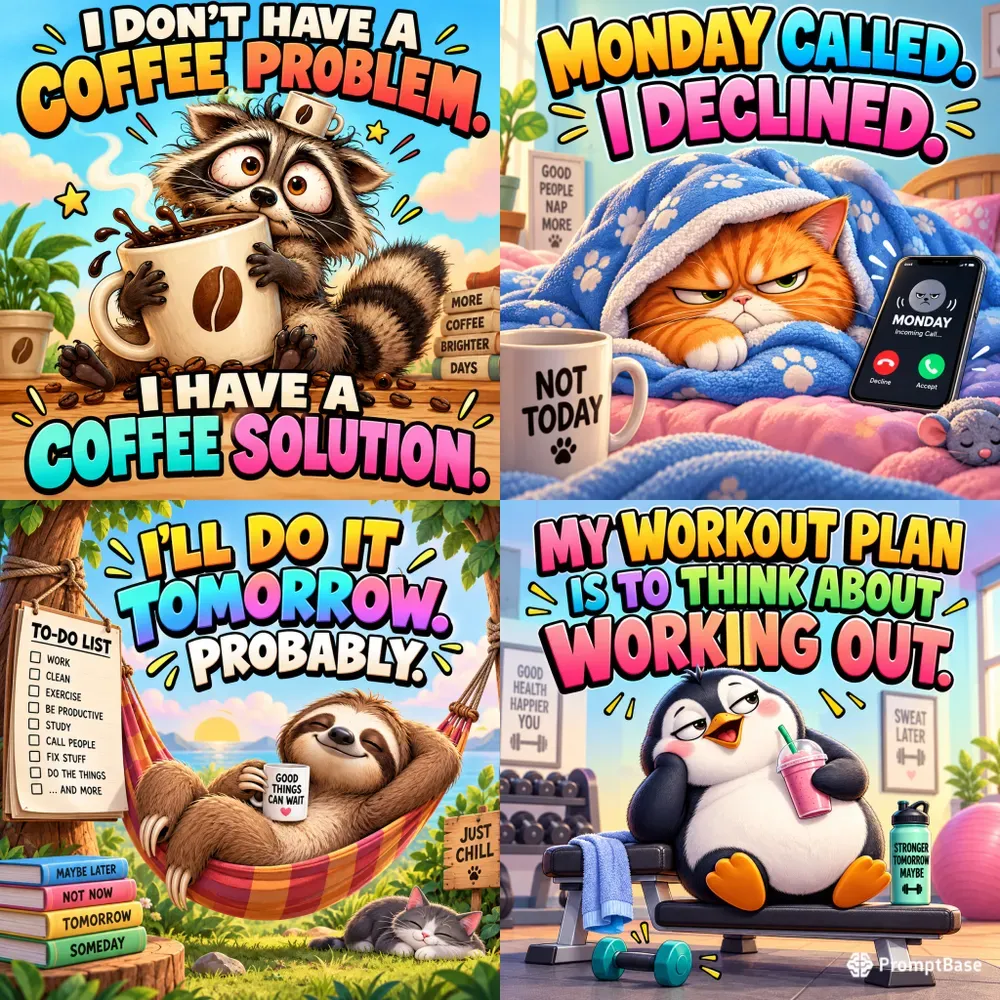 Funny Cartoon Quote Poster Creators