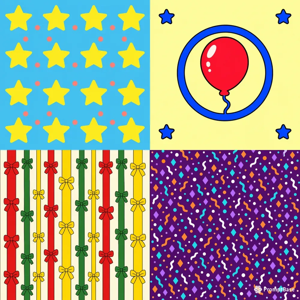 Kids Gift Pattern Tiles