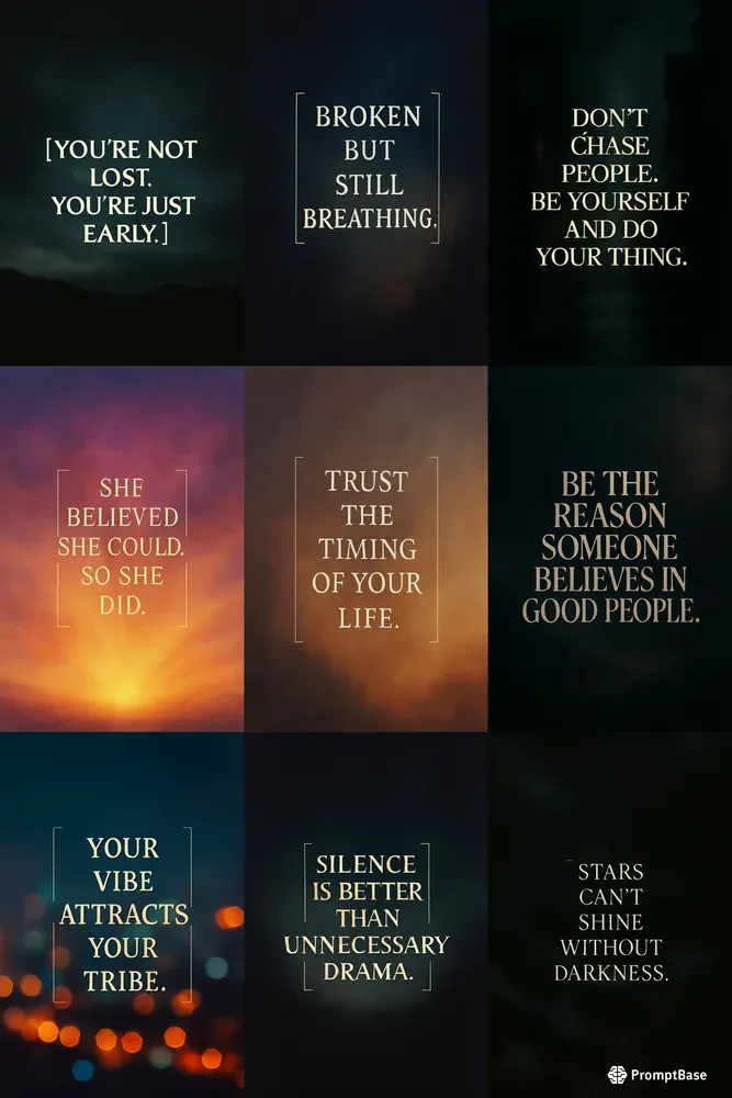 Cinematic Quote Posters