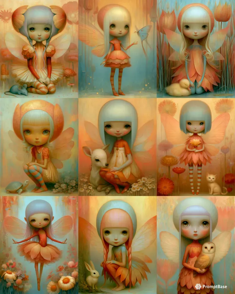 Cute Fairy Characters