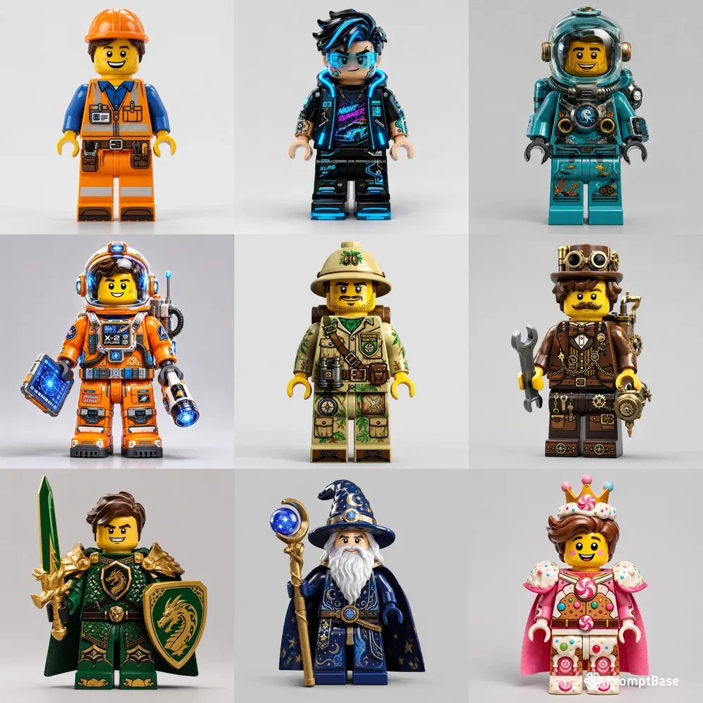 Custom Lego Toy Creator Templates