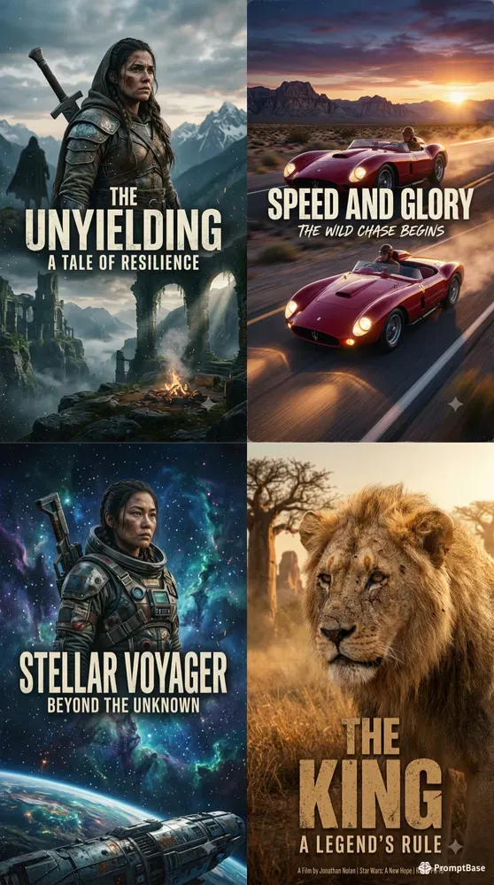 Cinematic Creative Poster Generator