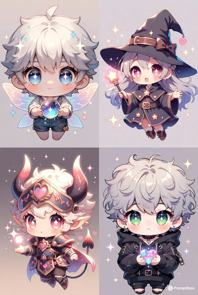 Chibi Fantasy Emote Generator
