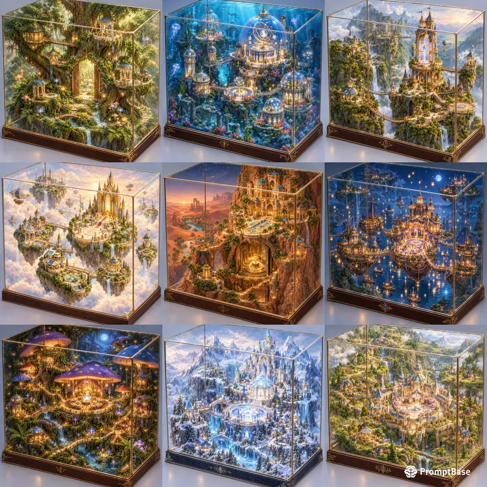 Enchanted Kingdom Miniature Dioramas