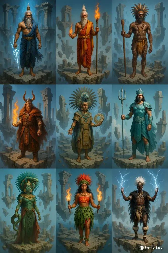 Global Mythic Hero Portraits