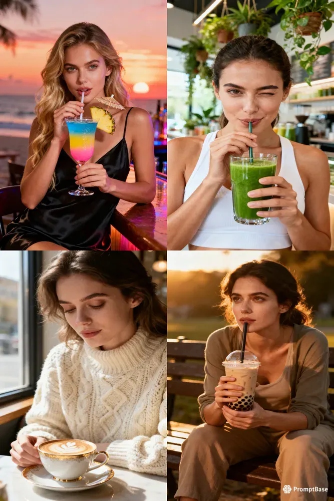 Lifestyle Drink Portrait Photography