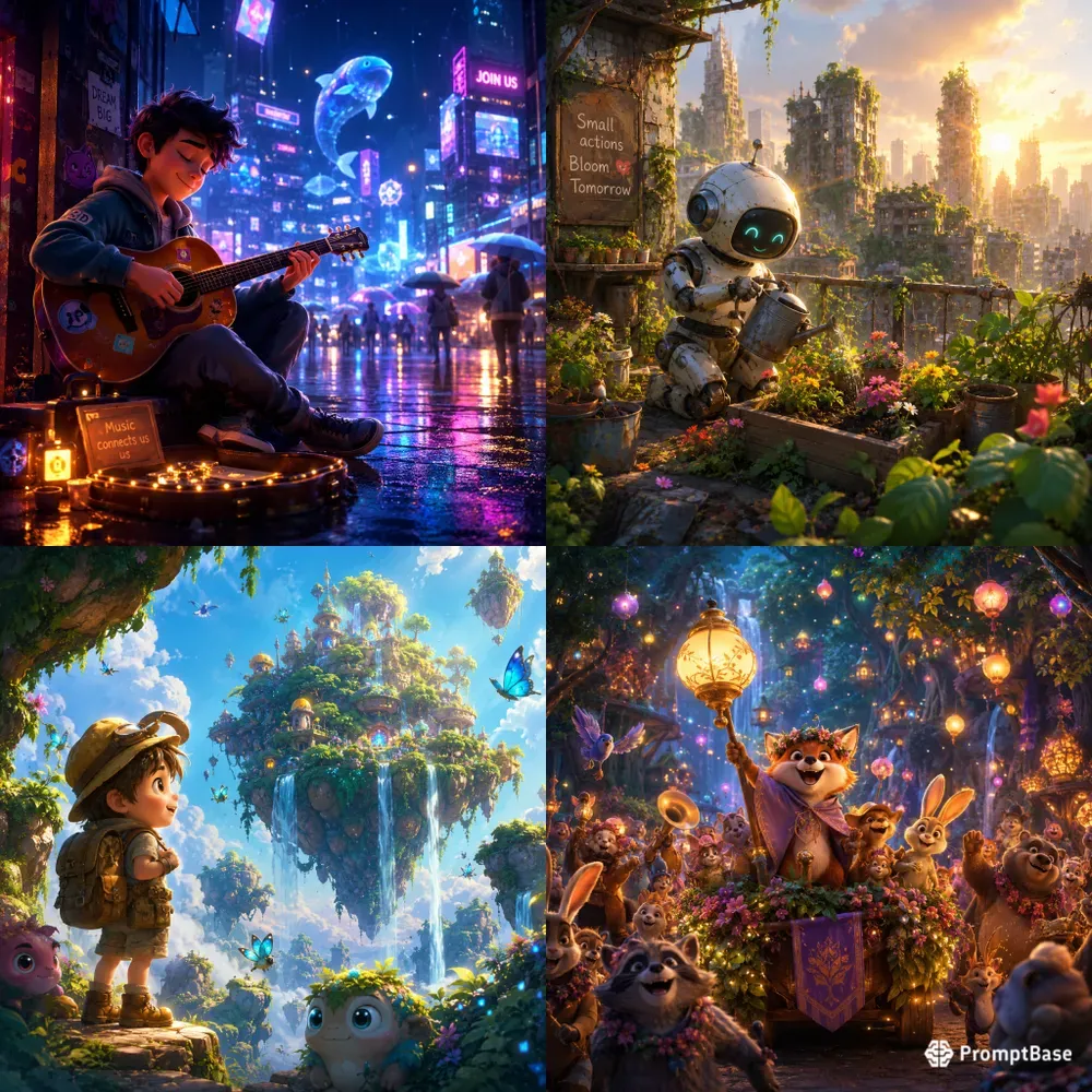 Colorful Animation Worlds