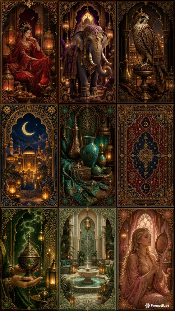 Oriental Luxury Tarot Cards