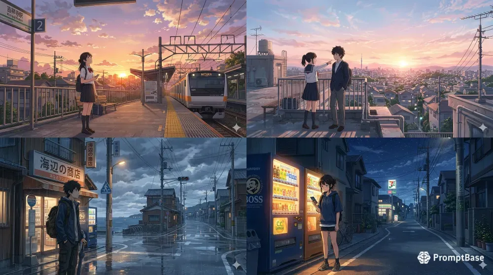 Shinkai Anime Scenes Slice Of Life
