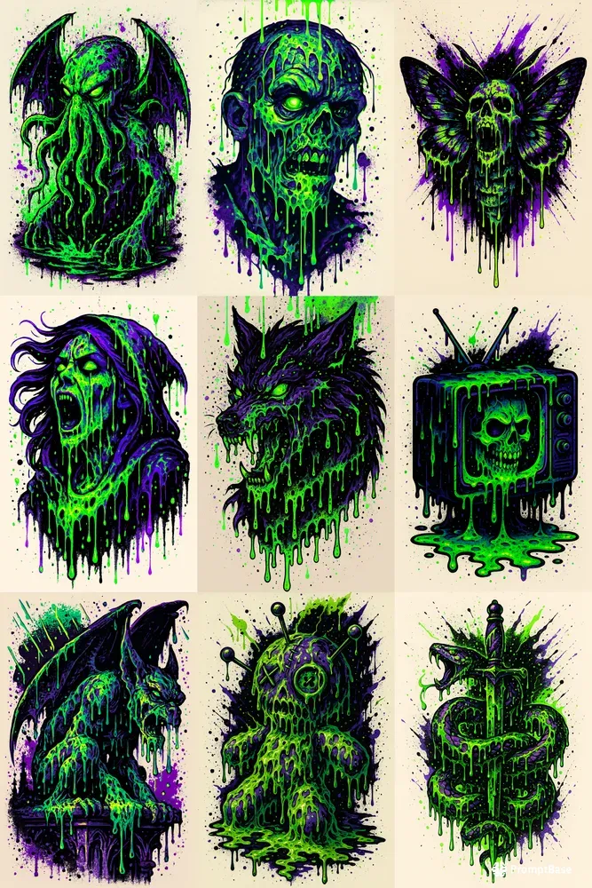 Toxic Slime Neon Nightmares