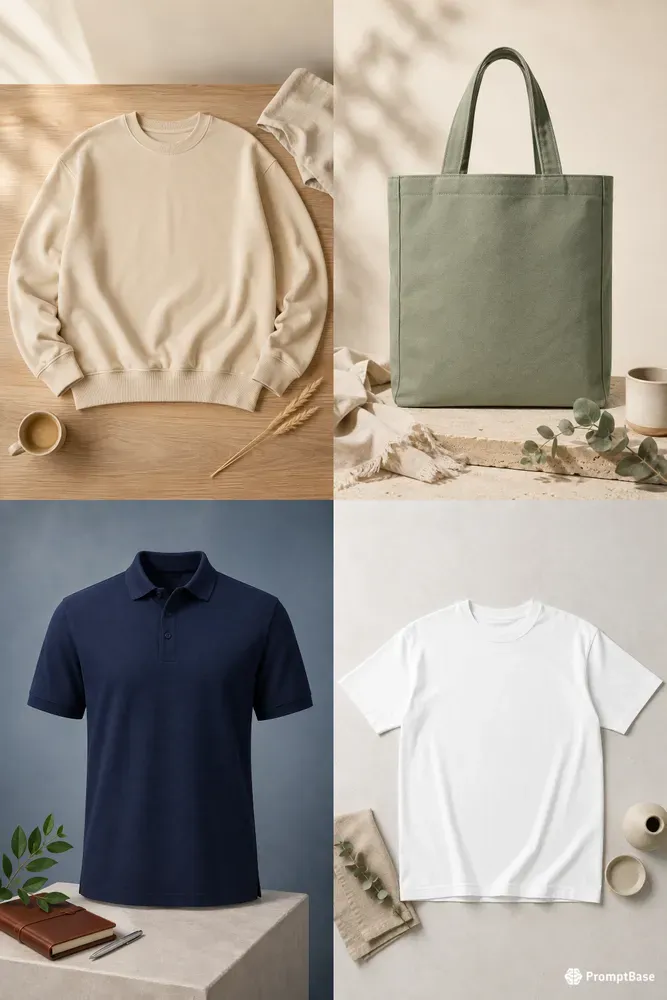 Premium Blank Apparel Mockups