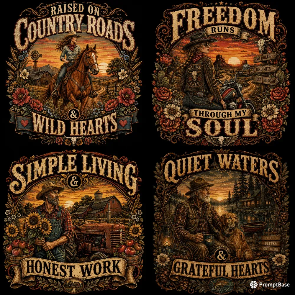 Vintage Country Soul Tshirts