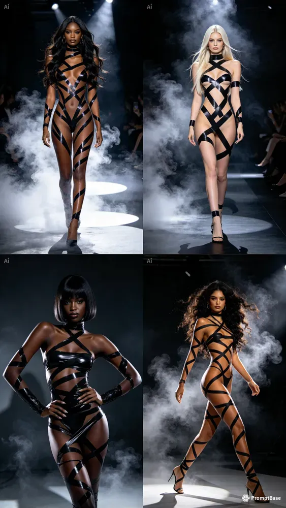 Black Tape Body Art Runways