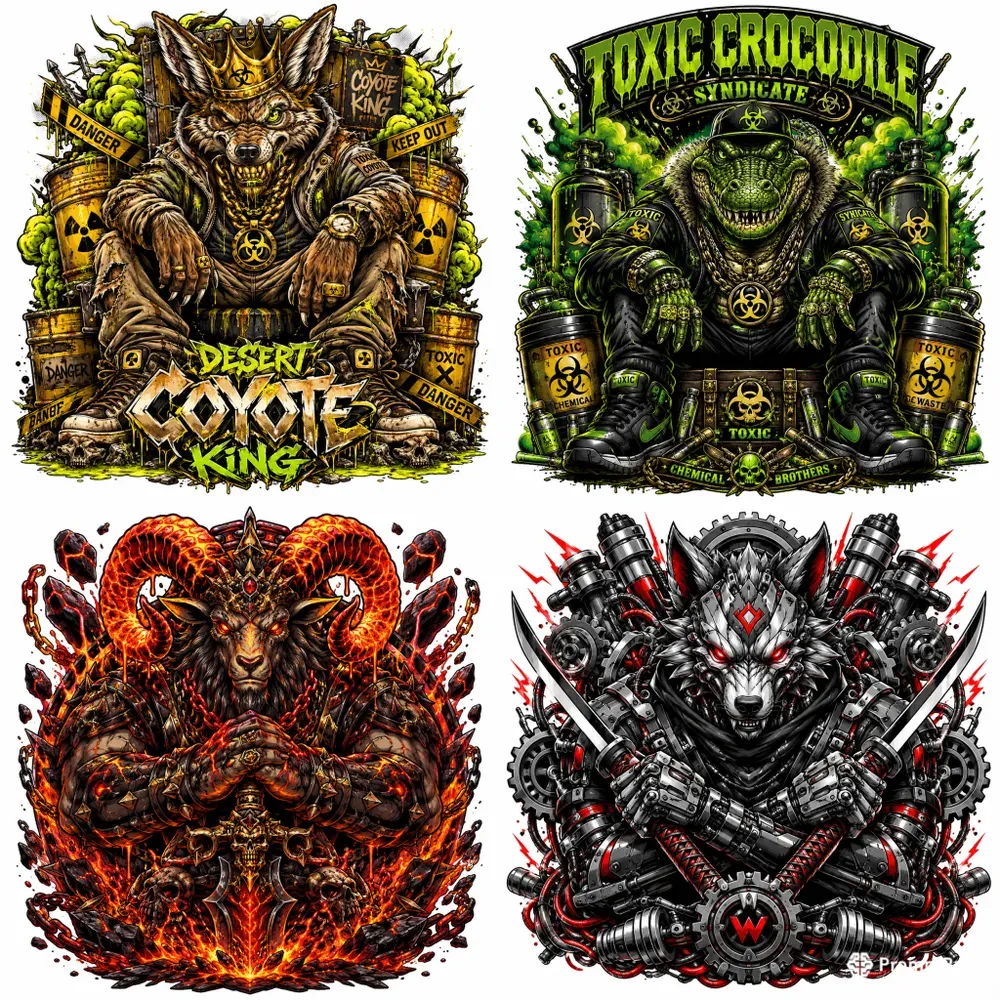 Biohazard Beast Mascot Packs