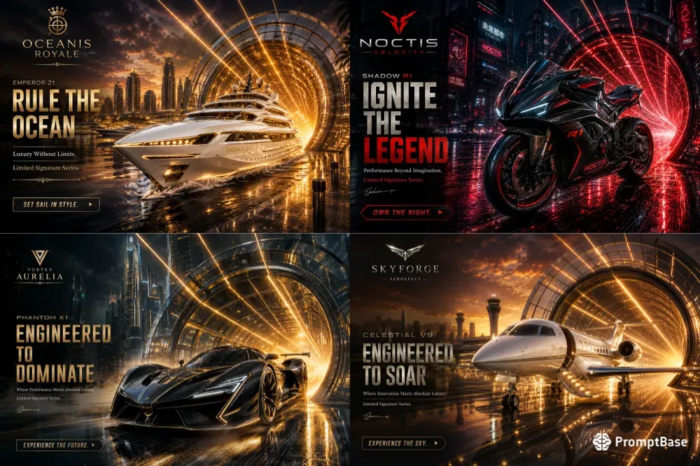 Cinematic Ultrapremium Luxury Automotives