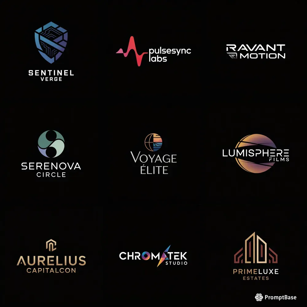 Futuristic Minimal Logos