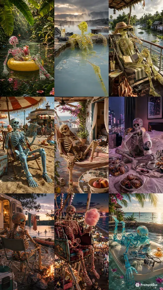 Vacation Skeletons