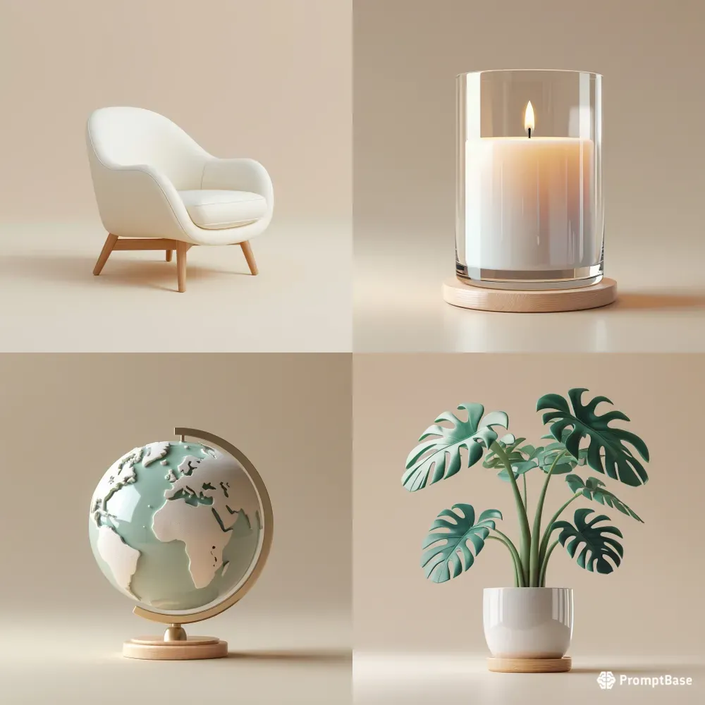 Premium 3D Cozy Claymorphism Asset Packs