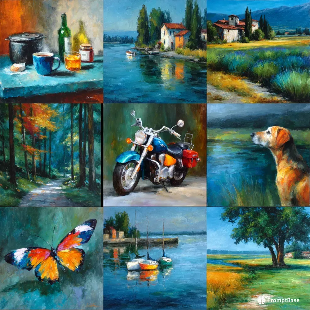Oil Soft Impressionist Painterly
