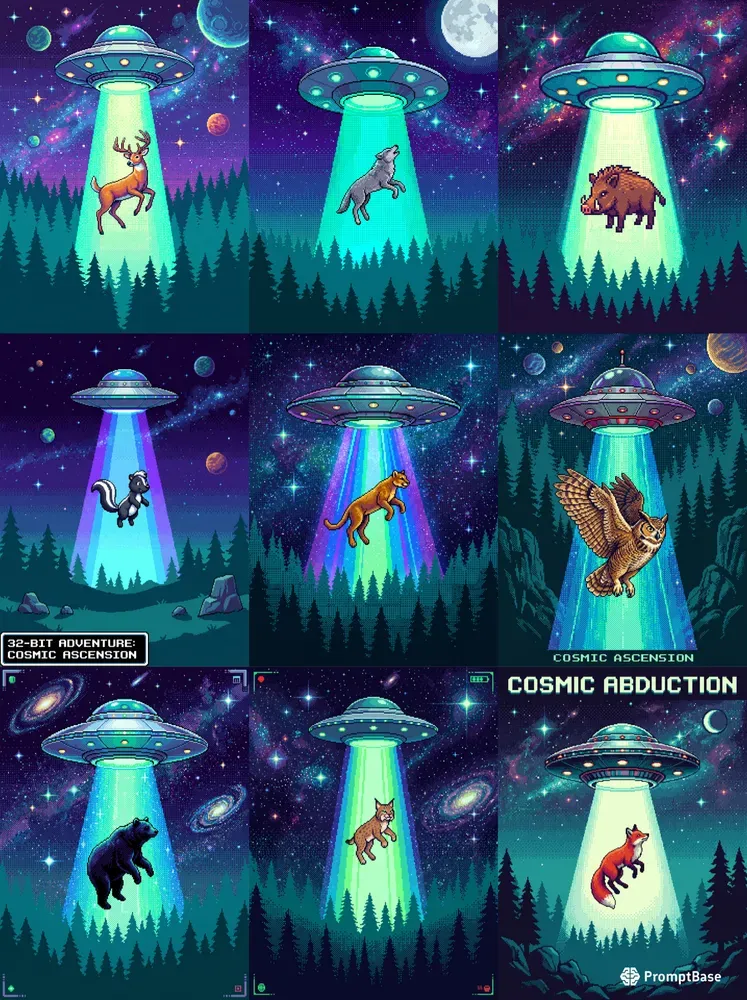 32bit Scifi Pixel Art Assets