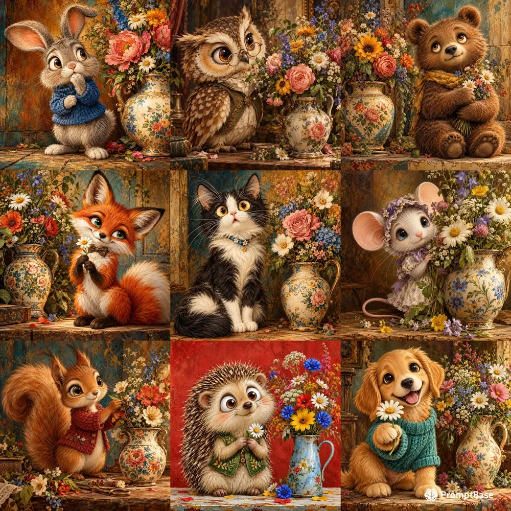 Whimsical Storybook Characters
