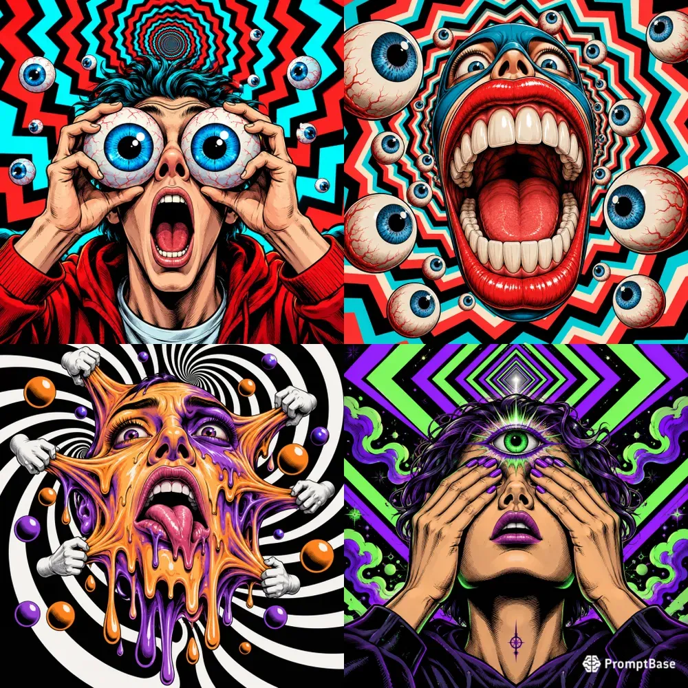 Surreal Optical Illusion Art