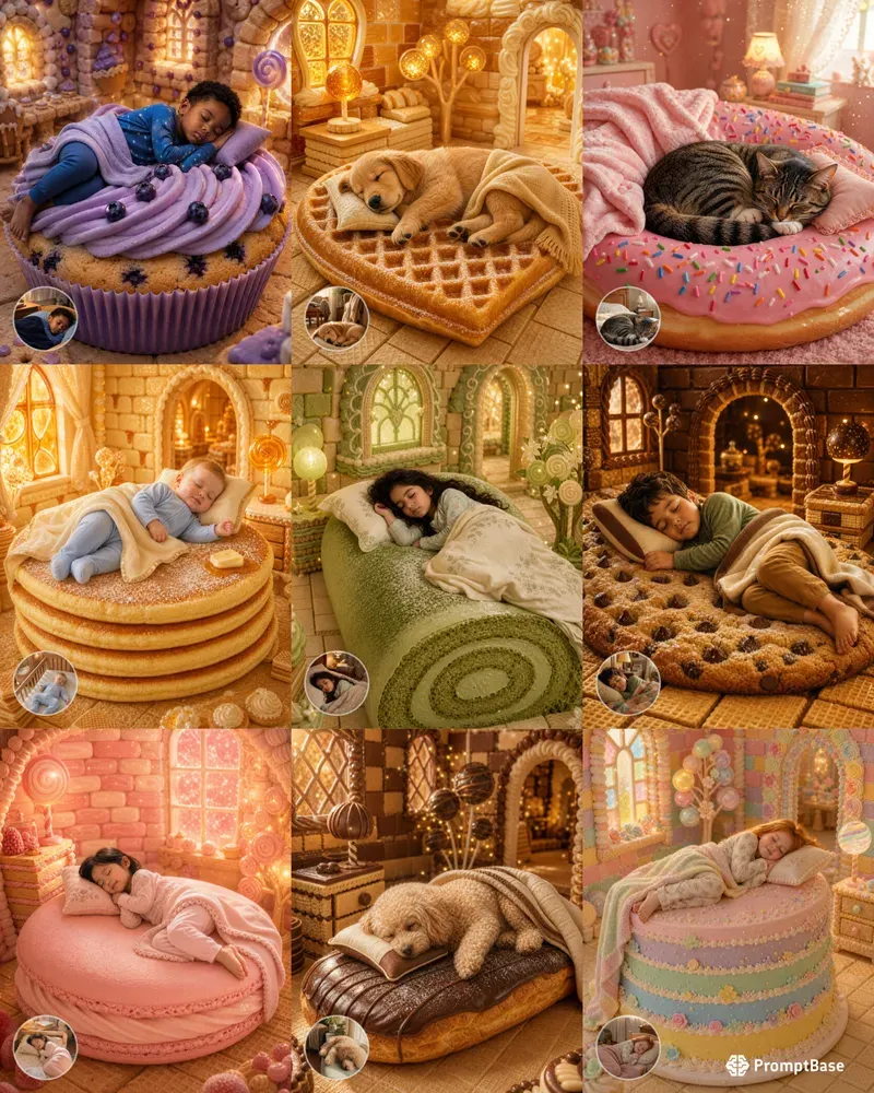 Giant Dessert Beds For Kids And Pets